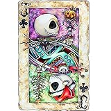 5D Full Drill Diamond Painting Kit,UNIME DIY Diamond Rhinestone Painting Kits for Adults and Children Embroidery Arts Craft Home Decor 12 x 16 inch (Poker Jack Skull)