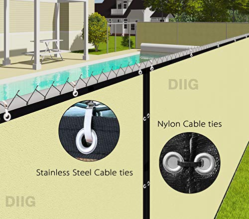 Diig Fence Privacy Screen 6 X 50 Heavy Duty Mesh Fence Shade Net