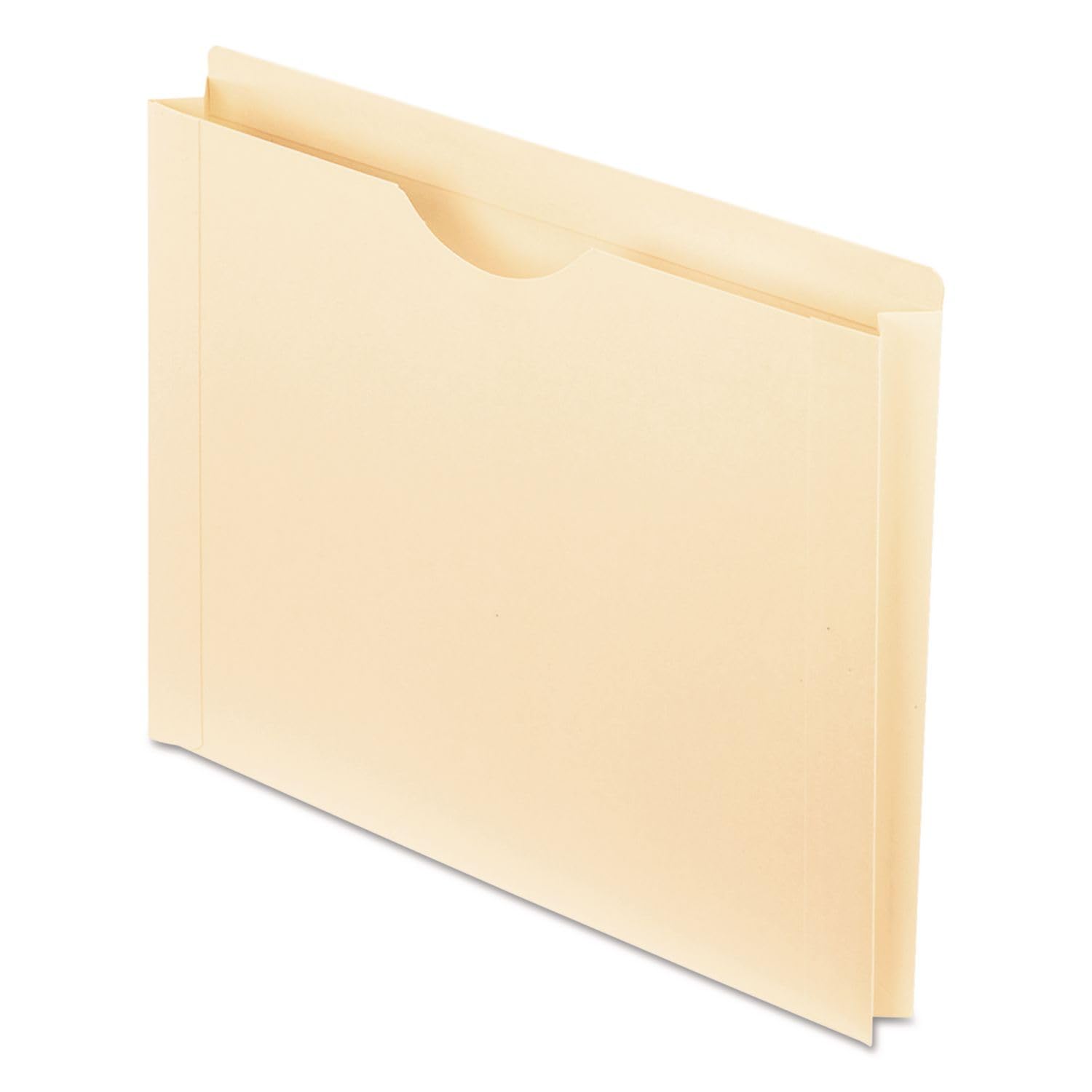 Pendaflex File Jackets, Letter Size, Manila, Reinforced Straight-Cut Tabs with Thumb Cut, 50 per Box (22150)