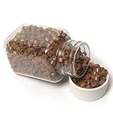 Baisidai Light Brown 1000-Pack of Silicone Micro Rings Links Beads For Human Feather Hair Extension Tip
