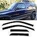 2pcs Front + 2pcs Rear Car Sun Rain Guard Vent Shade Window Visor Wind Deflector Non In Channel for 95-05 Chevy S10 Blazer 95-01 GMC S15 Jimmy 96-01 Oldsmobile Bravada 4-Door SUV