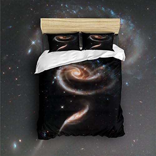 Pretty Lee Bed Set Starry Knightcraft Art Pattern Printed Bedding Sets Comforter Set 4 Piece Bed Sheets Set(Full Size)1 Flat Sheet 1 Duvet Cover and 2 Pillow Cases Soft Luxurious Extremely Durable