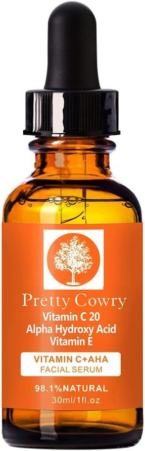 Atoking Vitamin C Serum, Anti-Aging Anti Wrinkle Brighten Skin Firming Skincare Hyaluronic Acid Essential Oil (Vitamin C Facial Serum)