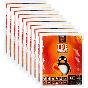 Only Hot 9-Uur Zelfverwarmende Teen Warmer Stickers voor Unisex Adult 10 Paar, Een Maat, Wit