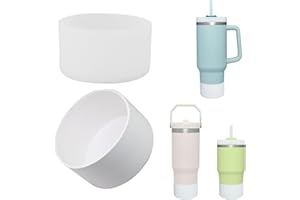 TFAK 2-Pcs Silicone Boot for Stanley 40/30 oz Quencher Adventure Tumbler, Bottom Boot for Stanley IceFlow Flip 30/20 oz