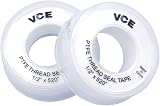 VCE 2 Pack PTFE Thread Seal Tape White 12mm x 13m