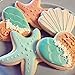 Yunko Ocean Stainless Steel Cookie Cutter Fondant Cutter Starfish Shell Hippocampus Shape 3pcs / Set