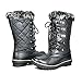 kingshow Women's Globalwin 1560 Waterproof Winter Snow Boots Black