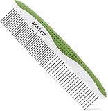 Dog Comb for Removes Tangles and Knots - Cat Comb for Removing Matted Fur - Grooming Tool with Stainless Steel Teeth and Ergonomic Grip Handle - Best Pet Hair Comb for Home Grooming Kit - Ebook Guide