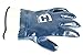 Better Grip BG105NITRILE-12 Heavy Duty Premium Nitrile Rubber Fully Coated Gloves with Safety Cuffs, Smooth, Blue, Chemical Resistant, Large (12 Pair)