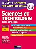 Sciences et technologie oral/admission : Professeur des écoles CRPE by