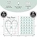 50 Pack Baby Shower Blank Gift Bingo Game Cards | Girl, Boy, Gender Neutral | Perforated Chips Included | Perfect for Sprinkles, Prizes, Favors and Decorations