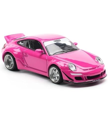 997 LBWK Pink Pig CarLoverDiecast Special Edition with Decals 1/64