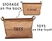 Betty Rhae Toy Storage Basket for Nurseries/Babies/Kids and Home, Organizing Bin for Clothing/Children Books/Bath Toys/Dog Supplies/Playrooms/Bookshelves or Office Supplies Any Room of the House