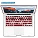 IBENZER Compatible with MacBook Pro 13 Inch Case 2015 2014 2013 end 2012 A1502 A1425, Hard Shell Case with Keyboard Cover for Old Version Apple Mac Pro Retina 13, Wine Red, R13WR+1