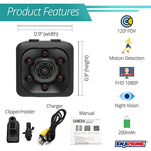 Mini Camera Action cop Cam Cameras for Indoor or Outdoor Surveillance