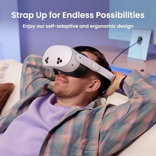 KIWI design K4 Head Strap Compatible with Meta Quest 3S/ Quest 3 VR Headset Accessories for Quest 3/3S Comfort Elite Strap NOT for Meta Quest 2