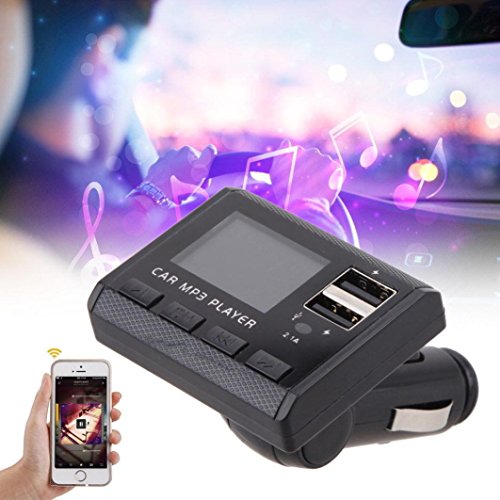 Dressffe Car Music MP3 Player FM Transmitter Modulator Dual USB Charging SD MMC Remote - Thumbnail 6