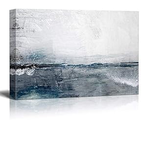 Abstract Ocean Seascape Painting on The Wall