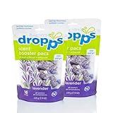 Dropps HE Scent Laundry Booster Pacs with In-Wash Softener and Enhancer, Lavender, 16 Loads (Pack of 2)