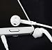 Design By Morelli Stereo Hi Fi Wired In Ear Headset 3.5mm with Flat Cable and In-line Mic White