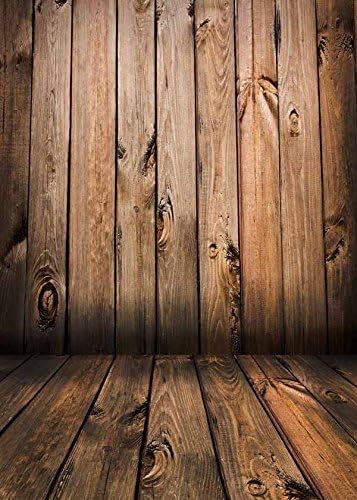 Qintec 1.5 x2.1m/5x7ft Background Backdrop Photography Wood Wooden Floor Photo Backdrop for Photography Studio Video Shooting