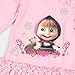 Frogwill Girls Masha and Bear Long Sleeve Skirt Casual Dress Dot Printed