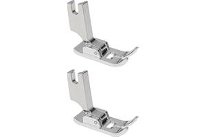 Briny River 2X Hinged Zig Zag Presser Foot 5555 Compatible with Brother B651 Compatible with Consew 99R Household High-Rod Se