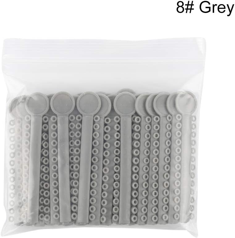 LAIYYI Orthodontic Ligature Ties - 40PCS/Set Multi-Color Optional Orthodontic O-Rings Braces Rubber Bands, Dental Orthodontic Care Tool
