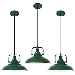 SESIMENT Farmhouse Pendant Light, 12.5inch, 3
