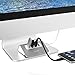 AUKEY USB Hub 3.0 Portable Aluminum 4 Port USB 3.0 Data Hub with 1.6ft USB Cable for MacBook Air, Mac Mini, iMac, Laptop, PC, USB Flash Drives, HDD Hard Drive (Grey)