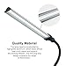 LED Clip on Light, Ledgle Reading Lamp, Dimmable Night Light Clip on for Desk, Bed Headboard and Computers