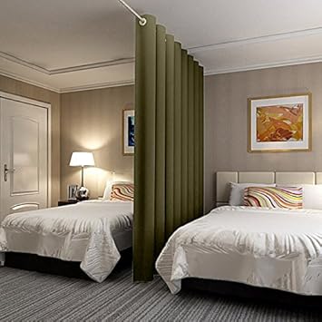 Amazon Com Antique Bronze Grommet Panel Screen Room Divider