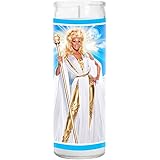 Celebrity Prayer Candle - Drag Race Saint Candle - 8 inch Glass Prayer Votive - Handmade in USA - Novelty Celebrity Gift