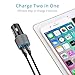 Meagoes Apple MFi Certified iPhone Car Charger, Compatible for iPhone 11 Pro Max/11/XS Max/XS/XR/X/8 Plus/8, iPad Pro/Air/mini, AirPod, 24W Rapid Dual USB Port Car Adapter with 3ft MFi Lightning Cable