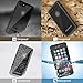 OUNNE iPhone 6/6s Waterproof Case, IP68 Certified with Touch ID Underwater Full Body Cover SandProof Shockproof Snowproof for iPhone 6/6s (Black)