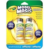 Crayola Model Magic Gold Glitter and Gold Metallic Glaze, Double Pack