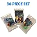 Beyblade 36 Piece Random Parts Lot Set w/ Tips, Spin Tracks, Energy Rings, and Face Bolts - Shipped and Sold from the US - For all Metal Masters, Metal Fury, and Metal Fusion Beyblades