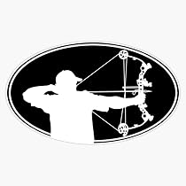 Grote League Bowhunter Sticker Bow Hunter Vinyl Waterproof Sticker