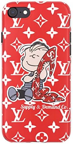 Supply and Demand Collab Streetwear Fashion Protective Flexible Case/Cover/Skin Glossy Matte for iPhone 7 and iPhone 8-4.7 in (Charlie Brown)