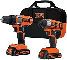 Black & Decker 20-volt MAX Lithium Ion Drill/Impact Driver Combo Kit