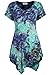 Tunic Tops for Women,Bepei Fashion Short Sleeve Tie Dye Scoop Neck Knit Shirts