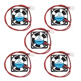 WINSINN 30mm Fan 12V Hydraulic Bearing Brushless 3010 30x10mm for Cooling 3D Printer Hotend V6 V5 - High Speed (Pack of 5Pcs)