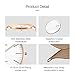 MAMONA Women's Rose Gold Quartz Watch Gift Set Waterproof Mesh Band Wristwatch Ultra Thin L3881RGGT