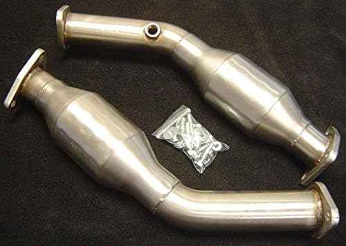Kinetix Racing KX-HFC-HR High Flow Catalytic Converters, SMOG Legal - Nissan 07-08 350Z, 09+ 370Z / Infiniti 07-08 G35, 08+ G37 (HR Engines)