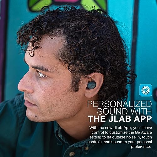 JLab JBuds Mini, True Wireless Earbuds, Bluetooth Multipoint, IP55 Sweat Resistant, Be Aware Audio, Sage