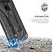 Zizo Static Series Compatible with LG V30 Case Military Grade Drop Tested with Built in Kickstand LG V35 ThinQ Case Black