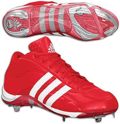 Amazon.com | adidas Excelsior 5 Men's Baseball Cleats Metal Spikes, Red/White, 13 M US 