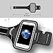 J&D Armband Compatible for Apple iPhone 8 Plus/iPhone 7 Plus Armband, Sports Armband with Key Holder Slot for iPhone 8 Plus Running Armband, Perfect Earphone Connection While Workout Running, Black