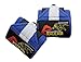 RAULAM INTERNATIONAL Blue Wraps/Weightlifting Wraps Lifting Supports for Weightlifting Crossfit and Powerlifting - Unisex - Improve Hand Strength & Support During Weight Lifting. (Blue/Black)